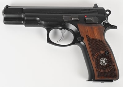 CZ 75 B SEMI AUTO 9MM WITH CUSTOM GRIPS