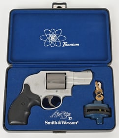 SMITH & WESSON 296 AIRLITE TI REVOLVER CASED