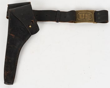 US MODEL 1874 REVOLVER HOLSTER WITH BELT