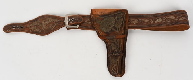 RARE MEXICAN REVOLUTIONARY-ERA HOLSTER RIG