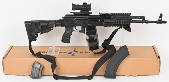 UPGRADED RUSSIAN IZHMASH SAIGA RIFLE WITH SCOPE