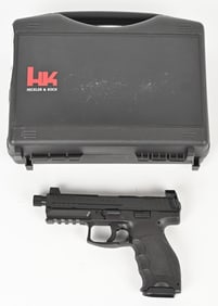 FINE HK VP9 TACTICAL SEMI AUTO PISTOL WITH CASE