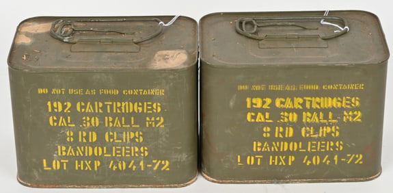 384 RDS .30 M2 BALL AMMO IN SEALED SPAM CANS