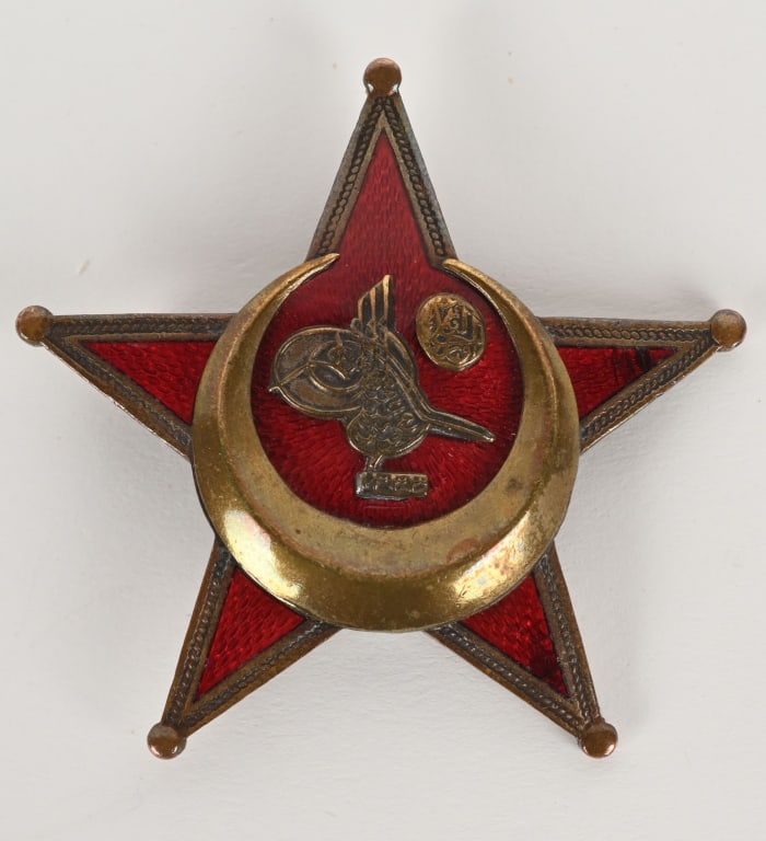 WW1 TURKEY GALLIPOLI STAR MEDAL 1915 WWI: The Ottoman War Medal (Turkish: Harp Madalyasi) was a military decoration awarded by the Ottoman Empire. It was commonly known in English as the Gallipoli Star and in German as the Eiserner Halbmond (