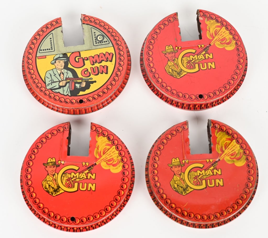 MARX G-MAN GUN DRUMS: All original. hard to find accessory if your gun is missing one. Excellent