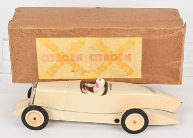 CITROEN TIN CLOCKWORK ROSALIE RACER w/ BOX