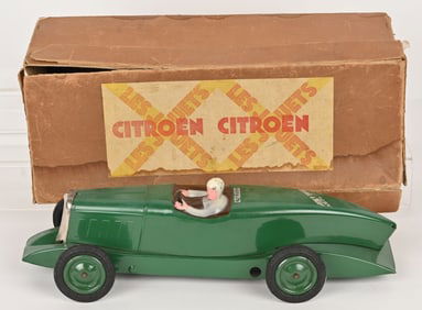 CITROEN TIN CLOCKWORK ROSALIE RACER w/ BOX