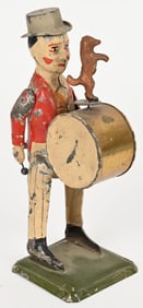 GUNTHERMANN CLOWN WITH DRUM & DOG