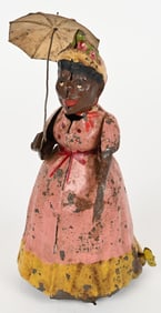 M&K BLACK LADY w/ UMBRELLA