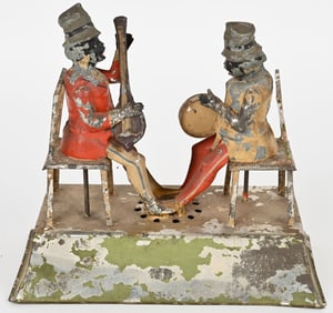 GUNTHERMANN BLACK MUSICIANS ON PLATFORM