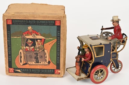 LEHMANN TIN WINDUP LI LA HANSOM CAB w/ BOX