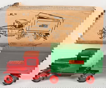 BUDDY L #35 EXPRESS TRAILER TRUCK w/ BOX