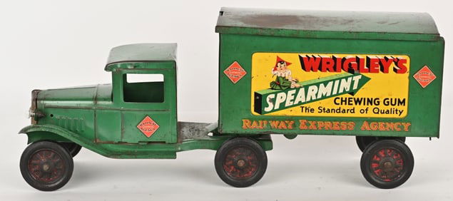 BUDDY L PRESSED STEEL WRIGLEY'S SEMI TRUCK