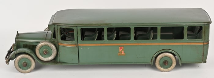 BUDDY L PRESSED STEEL #208 PASSENGER BUS