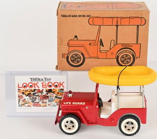 TONKA #2306 LIFE GUARD JEEP w/ BOX