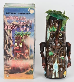 MARX BATTERY OP WHISTLING SPOOKY KOOKY TREE