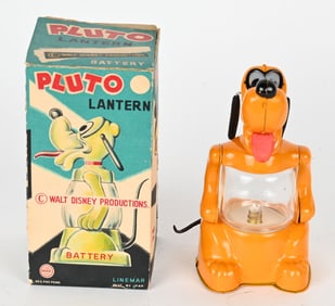 LINEMAR BATTERY OP PLUTO LANTERN w/ BOX