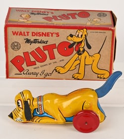 MARX TIN WINDUP MYSTERIOUS PLUTO w/ BOX
