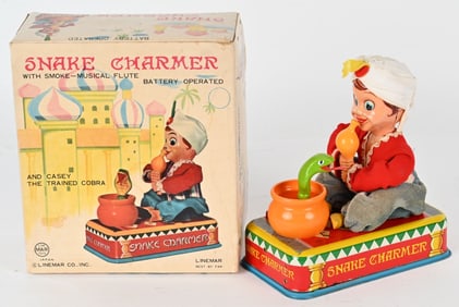 LINEMAR BATTERY OP SNAKE CHARMER w/ BOX