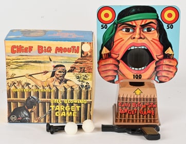 MARX BATTERY OP CHIEF BIG MOUTH w/ BOX