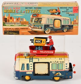 JAPAN BATTERY OP RCA-NBC TV TRUCK w/ BOX