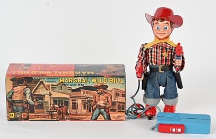 JAPAN BATTERY OP MARSHALL WILD BILL w/ BOX