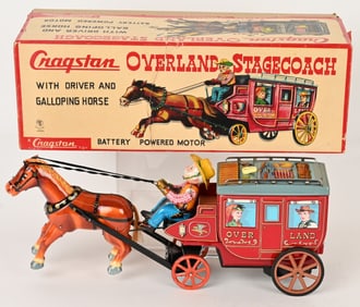 CRAGSTAN BATTERY OP OVERLAND STAGECOACH w/ BOX