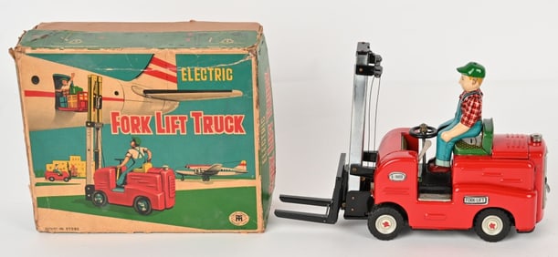 JAPAN BATTERY OP FORK LIFT TRUCK w/ BOX