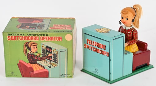 JAPAN BATTERY OP SWITCHBOARD OPERATOR w/ BOX