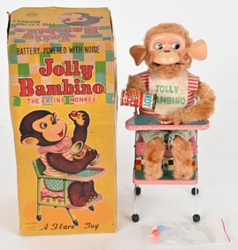 JAPAN BATTERY OP JOLLY BAMBINO MONKEY
