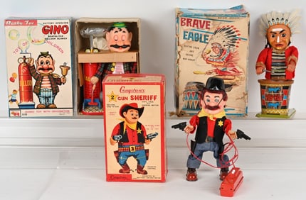 3- JAPAN BATTERY OP TOYS w/ BOXES