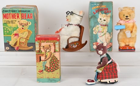 3- JAPAN BATTERY OP TOYS w/ BOXES
