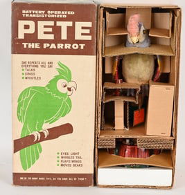 MARX BATTERY OP PETE THE PARROT w/ BOX