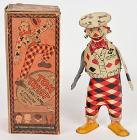 STRAUSS TOM TWIST TIN WINDUP w/ BOX
