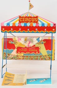JAPAN BATTERY OP FLYING CIRCUS w/ BOX
