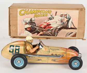 YONEZAWA TIN FRICTION #98 AGAJANIAN RACER w/ BOX