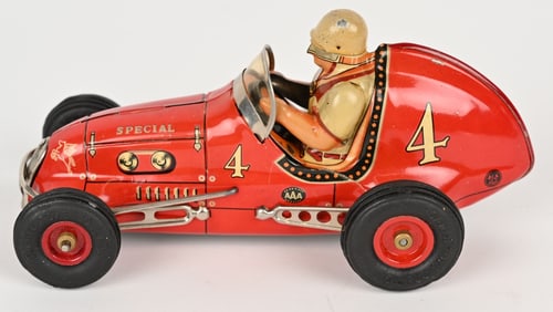 SANYO TIN FRICTION #4 SPECIAL MIDGET RACER