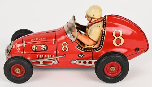 SANYO TIN FRICTION #8 SPECIAL MIDGET RACER