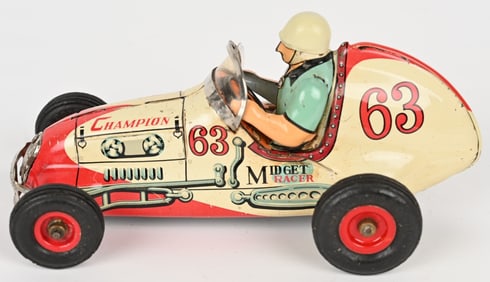 SANYO TIN FRICTION #63 SPECIAL MIDGET RACER