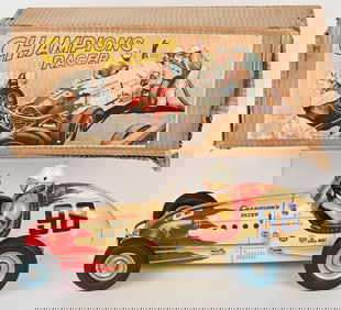 YONEZAWA TIN FRICTION #98 CHAMPION RACER w/ BOX
