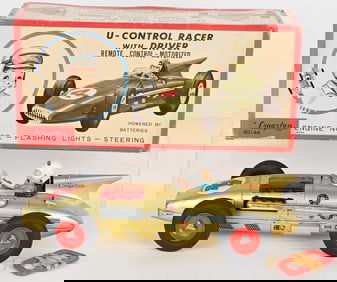 JAPAN BATTERY OP U-CONTROL RACER w/ BOX