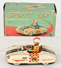 JAPAN BATTERY OP SPORTS CAR w/ BOX