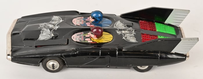 ALPS BATTERY OP BLACK KNIGHT BATMOBILE