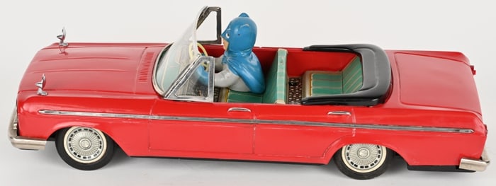 YONEZAWA TIN FRICTION BATMAN TOYOPET CONVERTIBLE