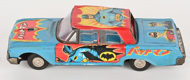 TAKATOKU TIN FRICTION BATMAN CAR