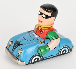 MARX TIN FRICTION ROBIN BATMOBILE