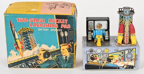 NOMURA TWO-STAGE ROCKET LAUNCHING PAD w/ BOX