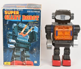 HORIKAWA BATTERY OP SUPER GIANT ROBOT w/ BOX