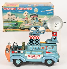 SANKEI BATTERY OP WEATHER FORECASTER TRUCK w/ BOX
