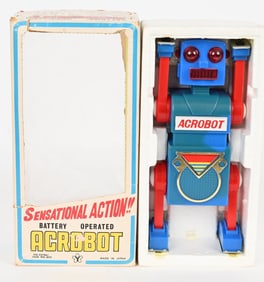 YONEZAWA BATTERY OP ACROBAT ROBOT w/ BOX